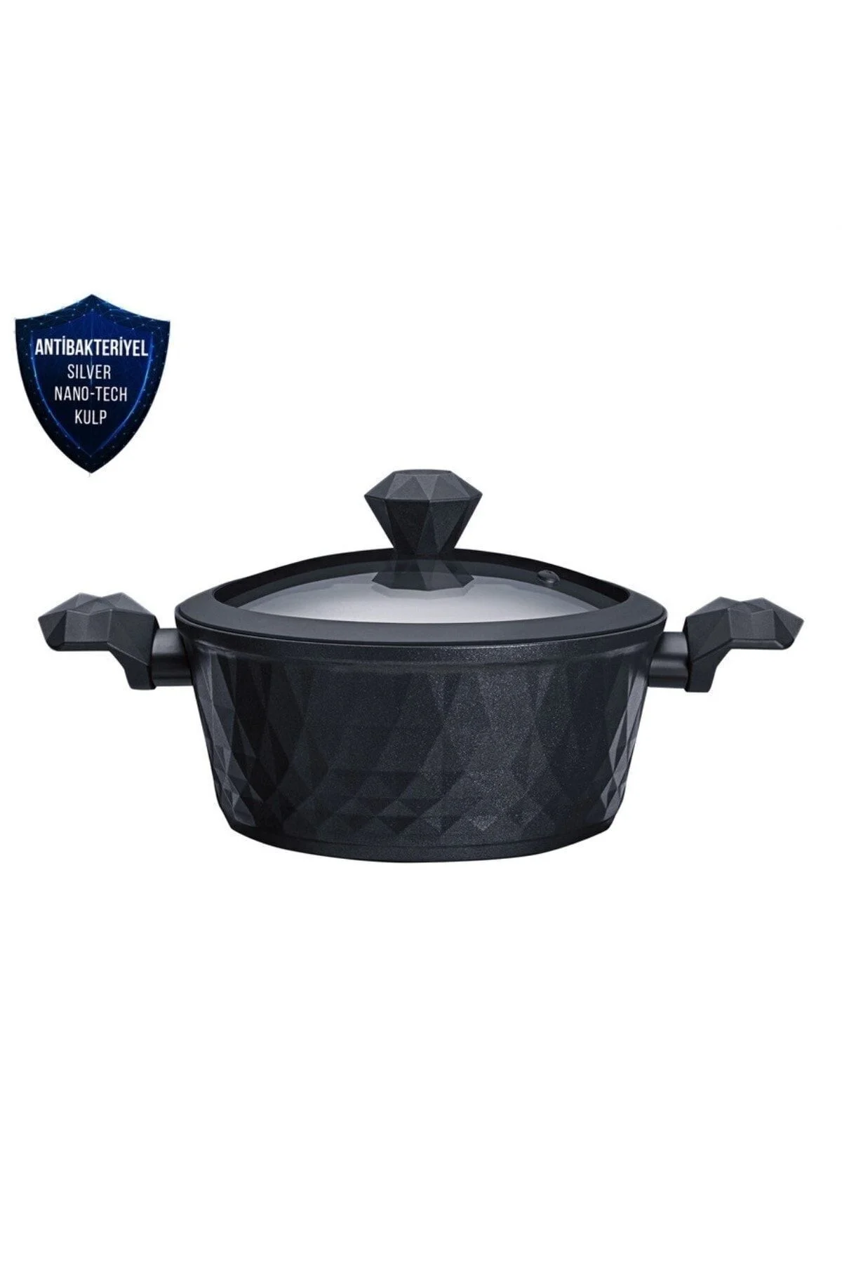 Biodiamond Antibakteriyel Kulp Tencere 24 Cm 3,9 Lt - Görsel 2