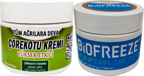 Biofreeze Çörek Otu Kremi 100 ml + Cool The Paincream 150 ml Seti - Eklemlerde ve Kaslarda Hızlı Rahatlama