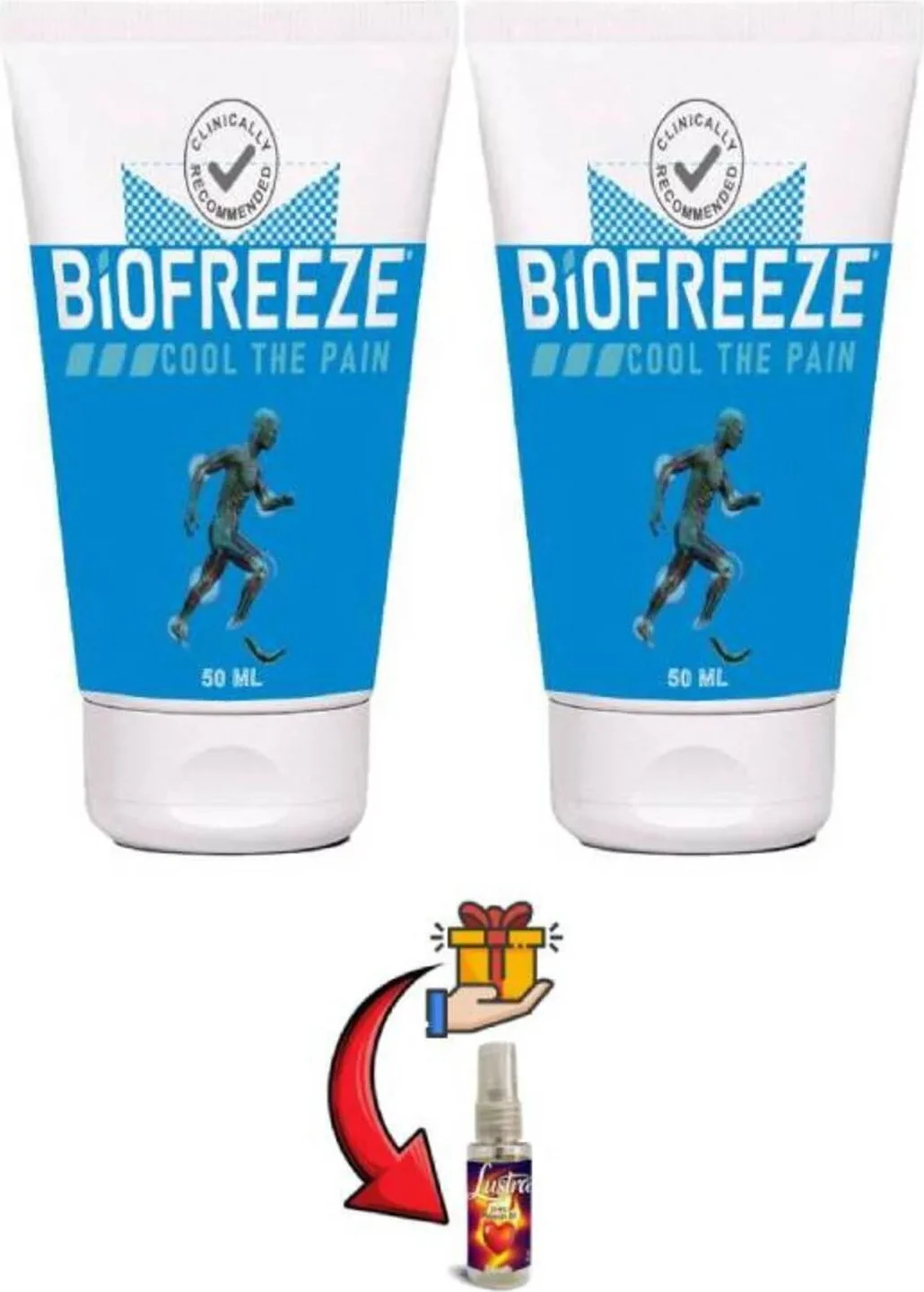 Biofreeze ile Uyumlu Masaj Kremi 50 ml x 2 Adet + Masaj Yağı Fiyatı, Yorumları ve Özellikleri