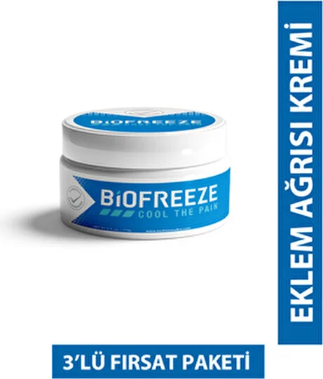 Biofreeze Kremi 3 Adet – Kas ve Eklemlerde Soğutucu Etki ile Hareket Özgürlüğü Fiyatı, Yorumları ve Özellikleri