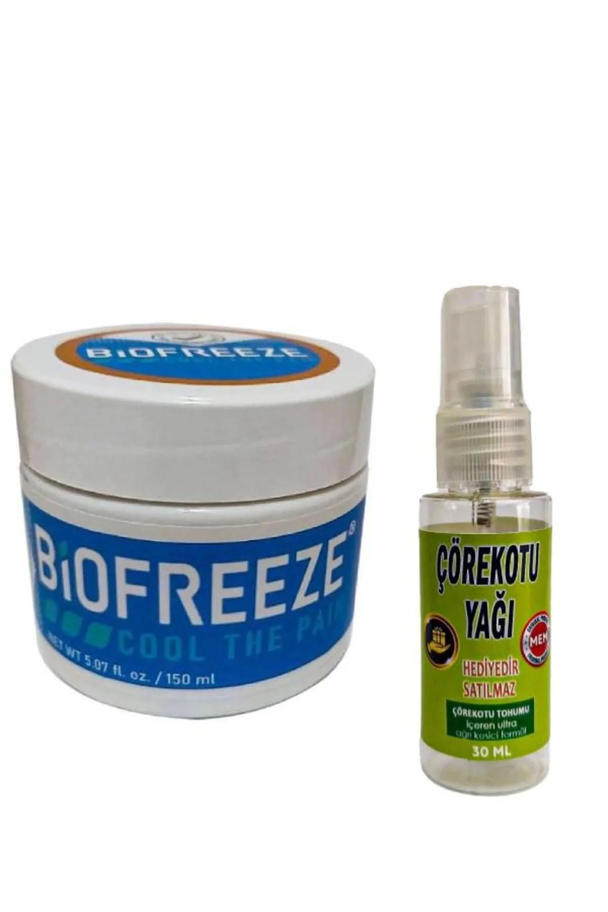 Biofreeze Masaj Kremi 150ml + Çörek Otu Yağı 30ml - Eklemlerde Doğal Rahatlama