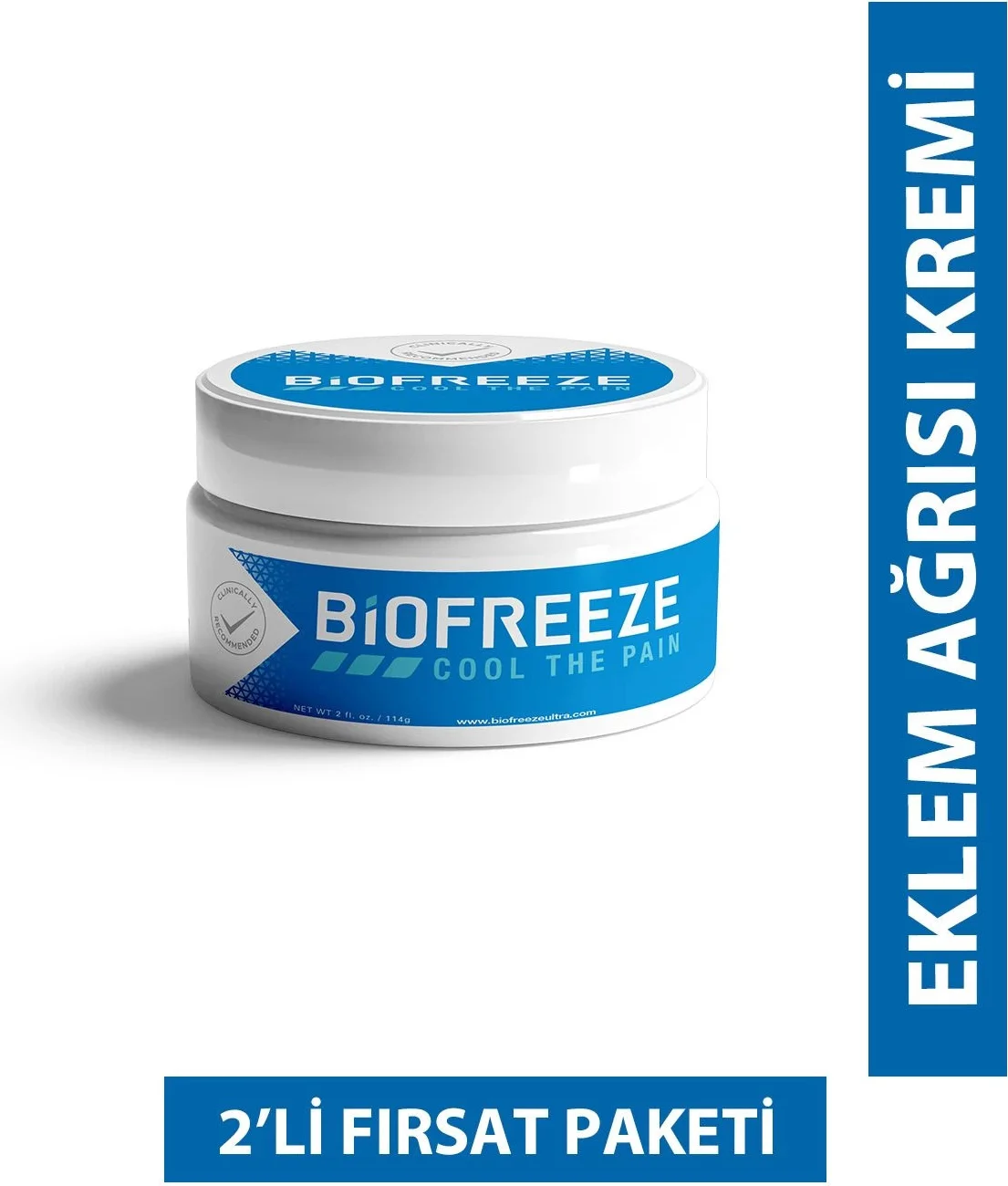 Biofreeze Soğutucu Krem 2 Adet - Eklemler ve Kas Ağrılarına Özel