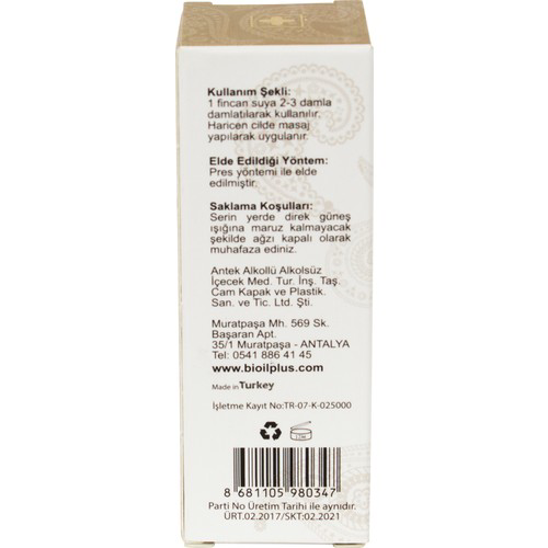 Alvit Bioil Buğday Yaği 20Ml