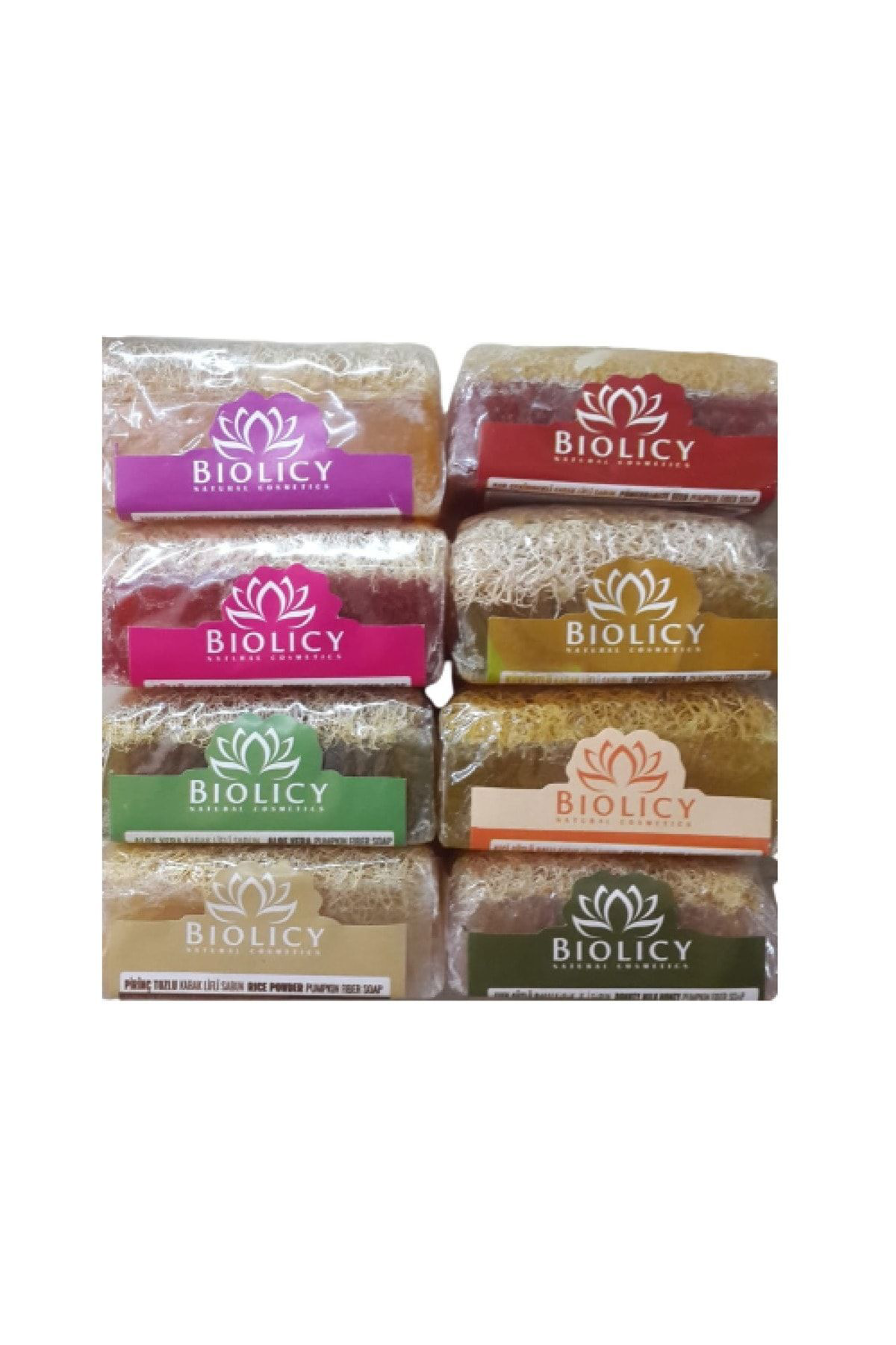 Biolıcy Pirinç Tozlu Kabak Lifli Sabun 130 gr