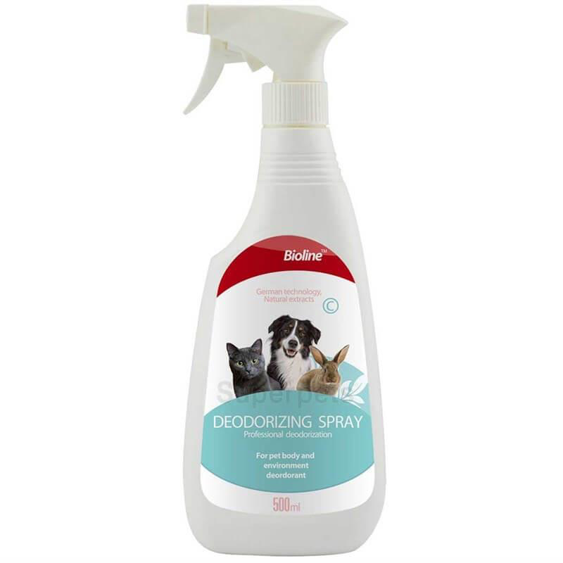 Bioline  Kedi Köpek Kemirgen Koku Giderici Sprey 500Ml