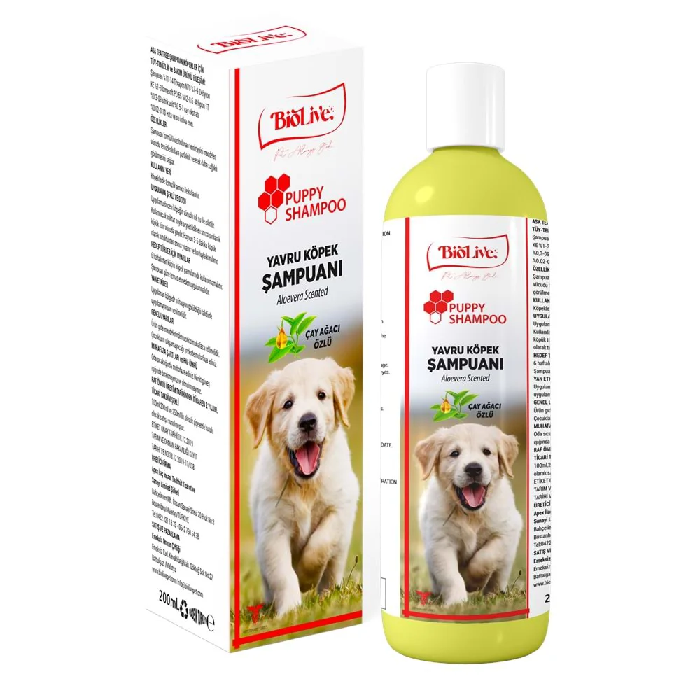 Biolive Çay Ağacı Özlü Yru Köpek Şampuanı 200ml