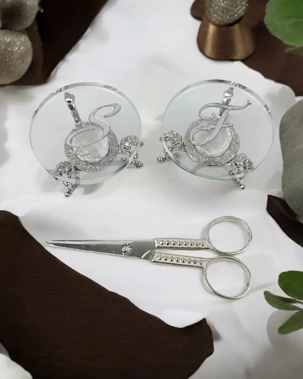 Bionda Cam Yüzük Yükselticisi ve Söz Makası Seti Bionda Cam Yüzük Yükselticisi ve Söz Makası Seti