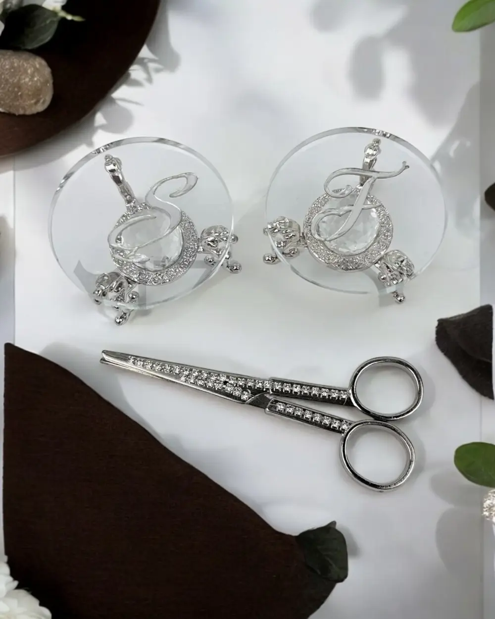 Bionda Cam Yüzük Yükselticisi ve Söz Makası Seti Bionda Cam Yüzük Yükselticisi ve Söz Makası Seti