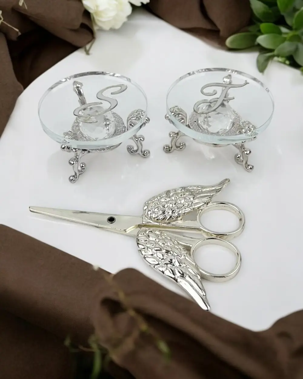 Bionda Cam Yüzük Yükselticisi ve Söz Makası Seti Bionda Cam Yüzük Yükselticisi ve Söz Makası Seti