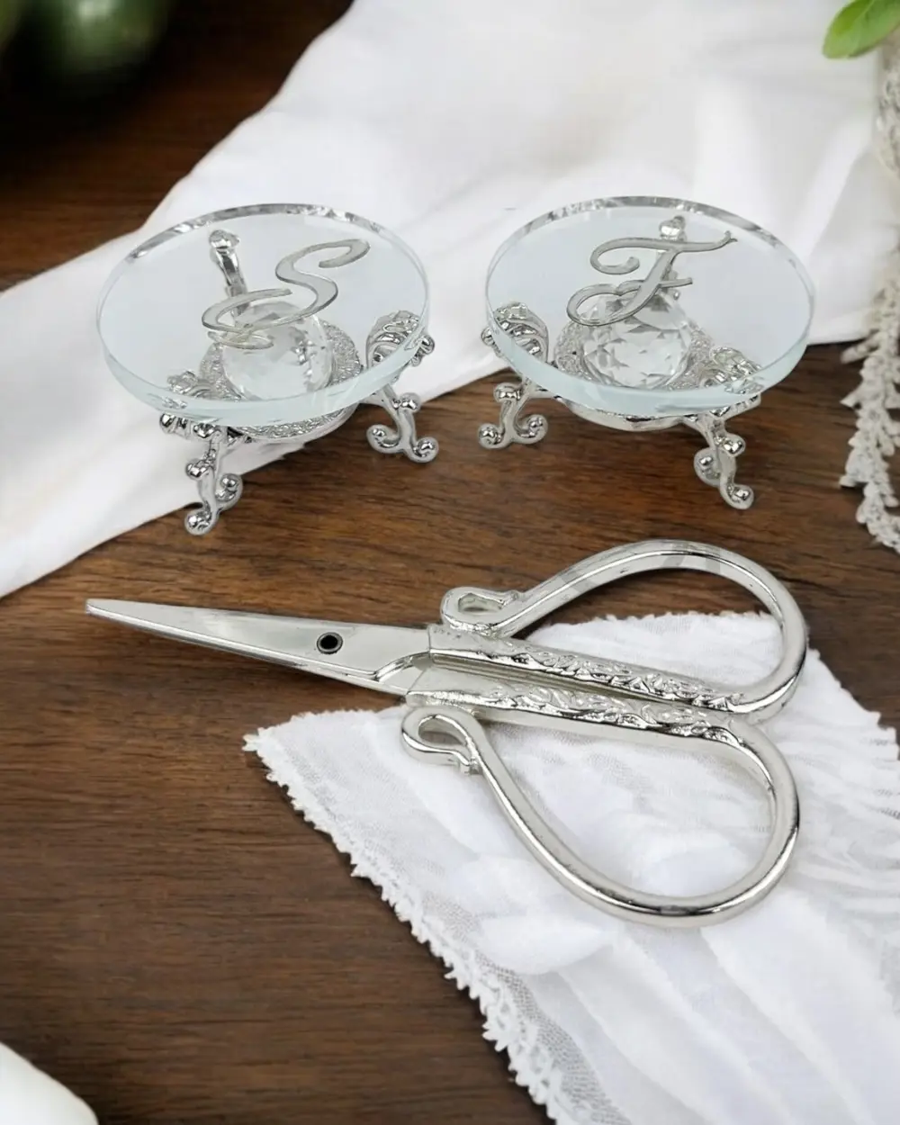 Bionda Cam Yüzük Yükselticisi ve Söz Makası Seti Bionda Cam Yüzük Yükselticisi ve Söz Makası Seti