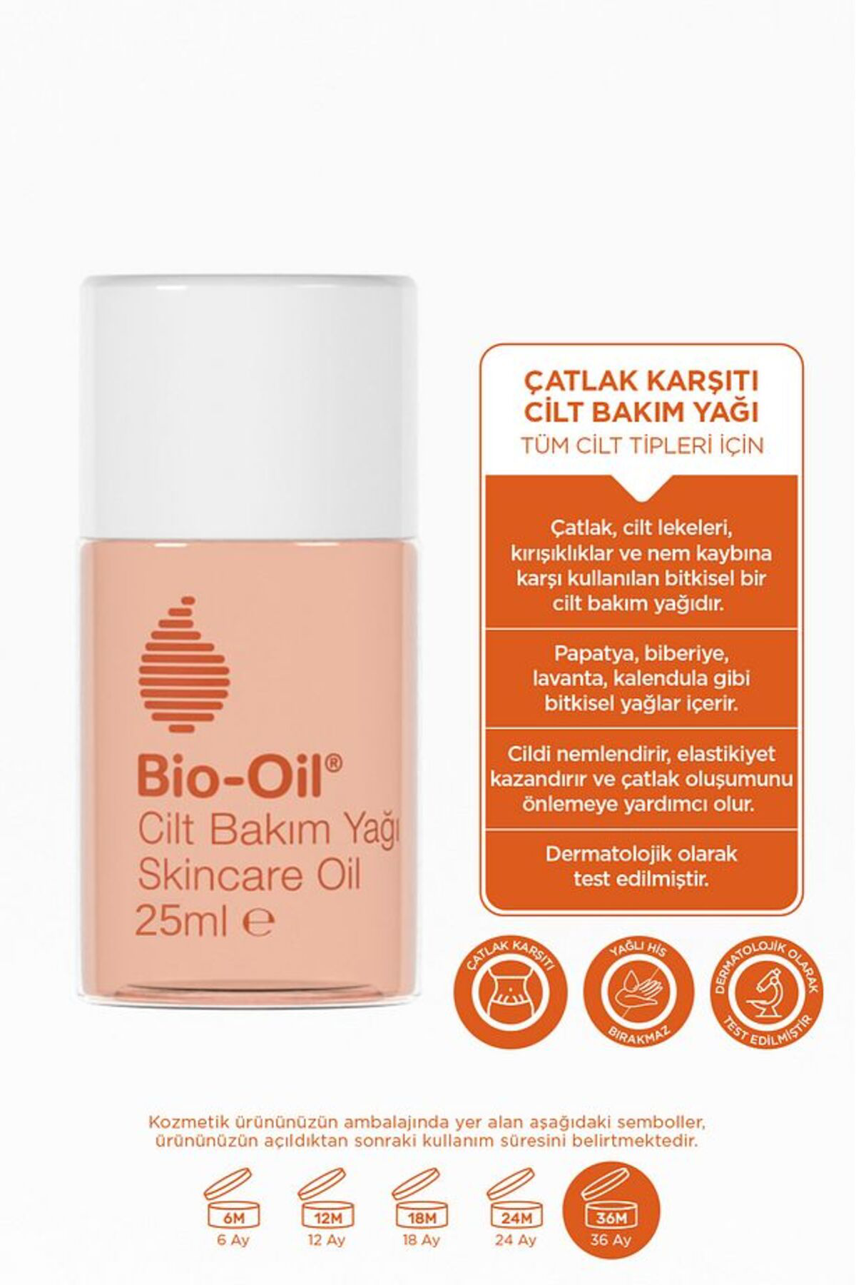 	 Yuba Avm Biooil Çatlak Ve Leke Karşıtı Yağ 25 Ml