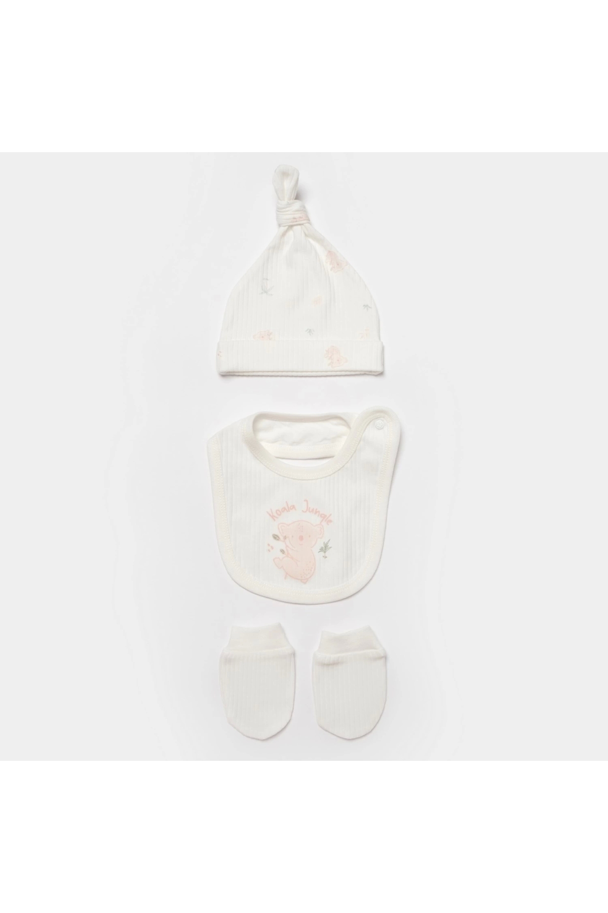 Bibaby Biorganic Koala Jungle 5'Li Hastane Çıkış Seti 62325 Pembe