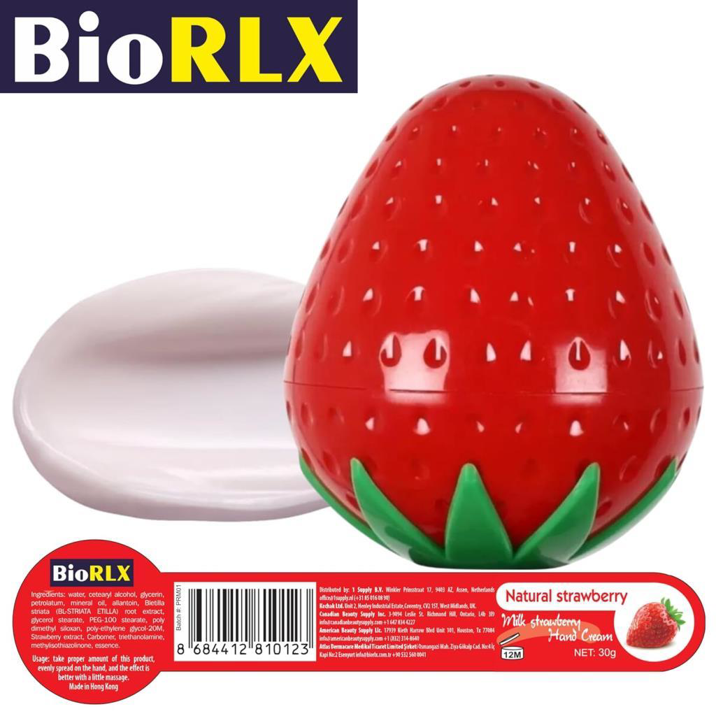 Biorlx  Çilekli El Kremi Strawberry Hand Cream 30 Gr