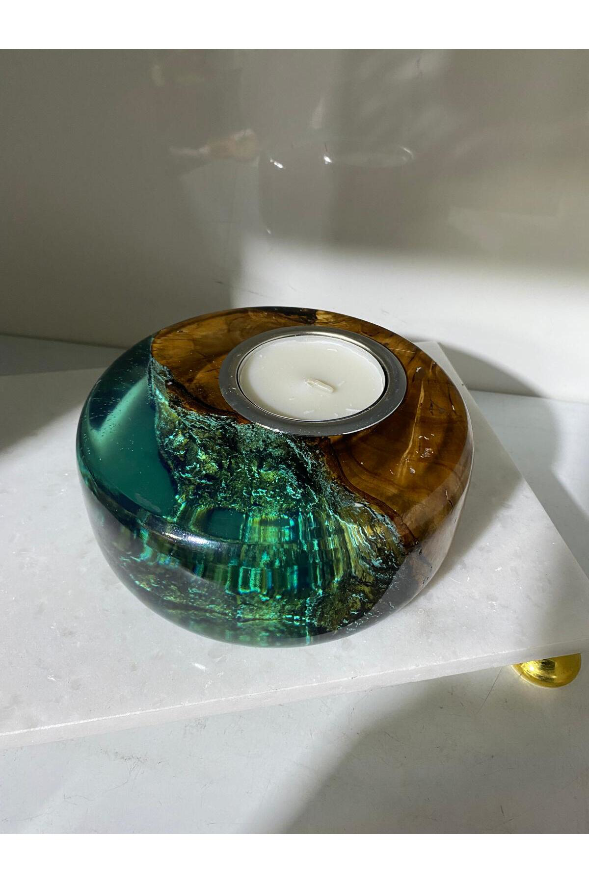 Elif Aksesuar Biosy Zeytin Ağacından Mumluk