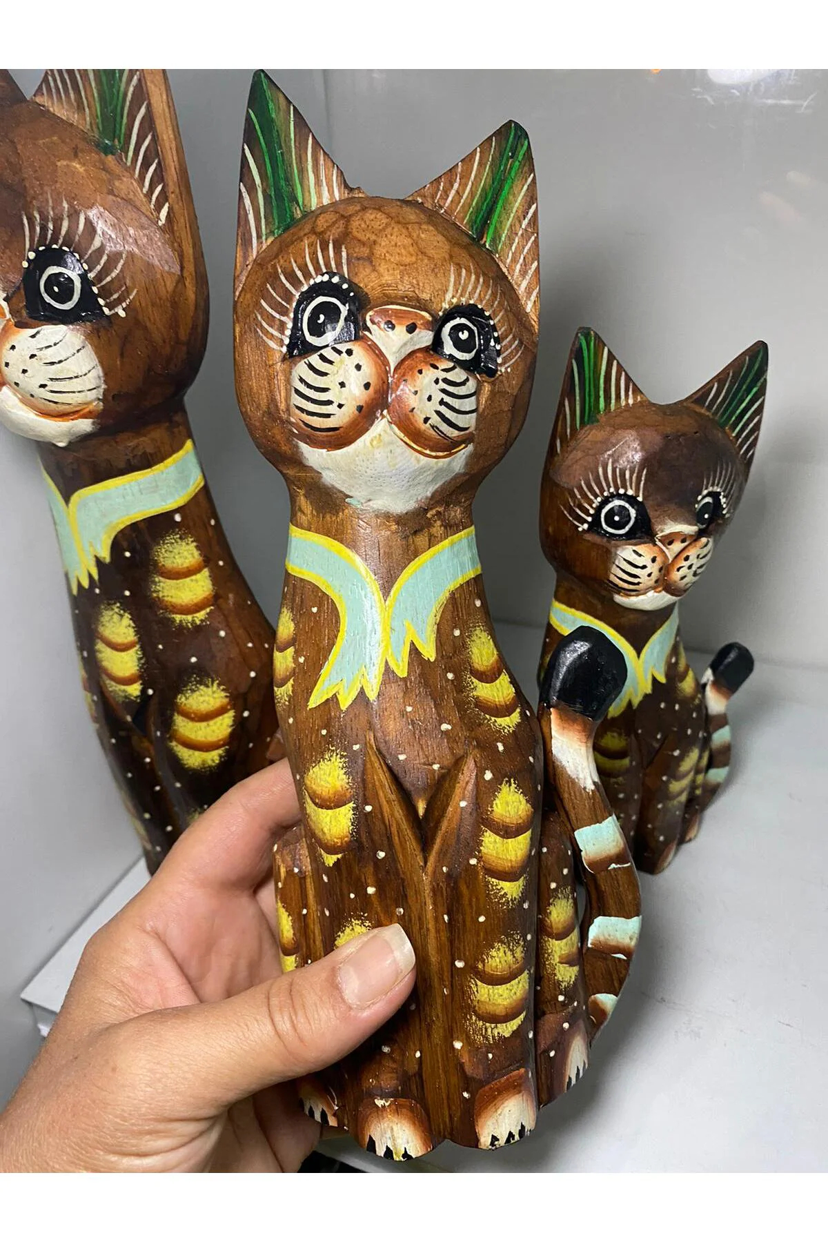 Biosy Zeytin Ağacından Mumluk Füme 18,5 cm