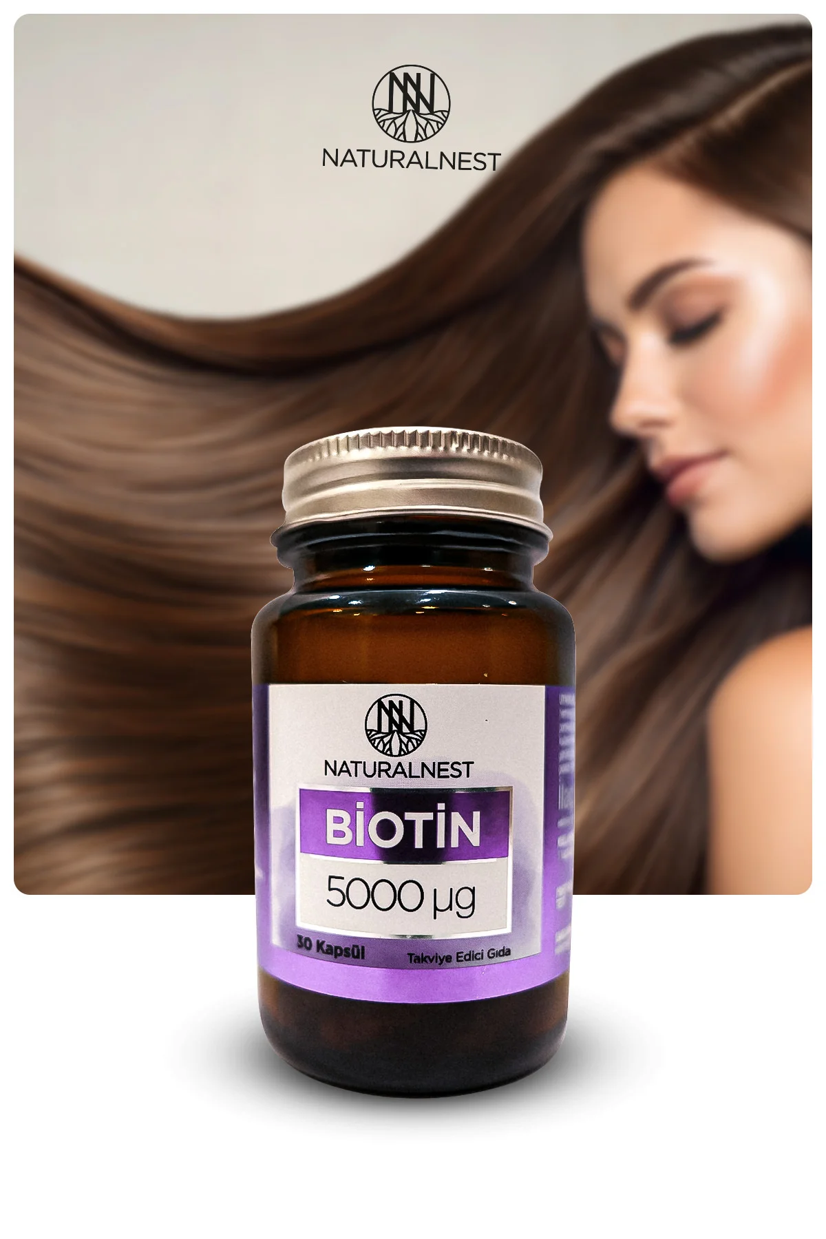 Biotin 5.000 mcg 30 Kapsül