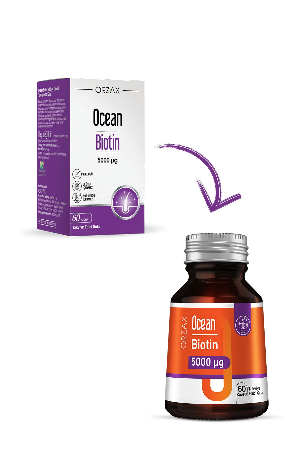 Biotin 5000 Mcg 60 Kapsül