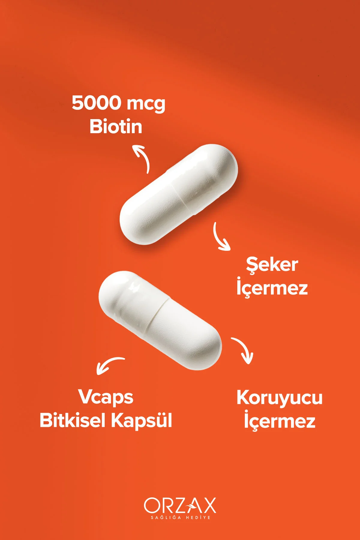 Biotin 5000 Mcg 60 Kapsül