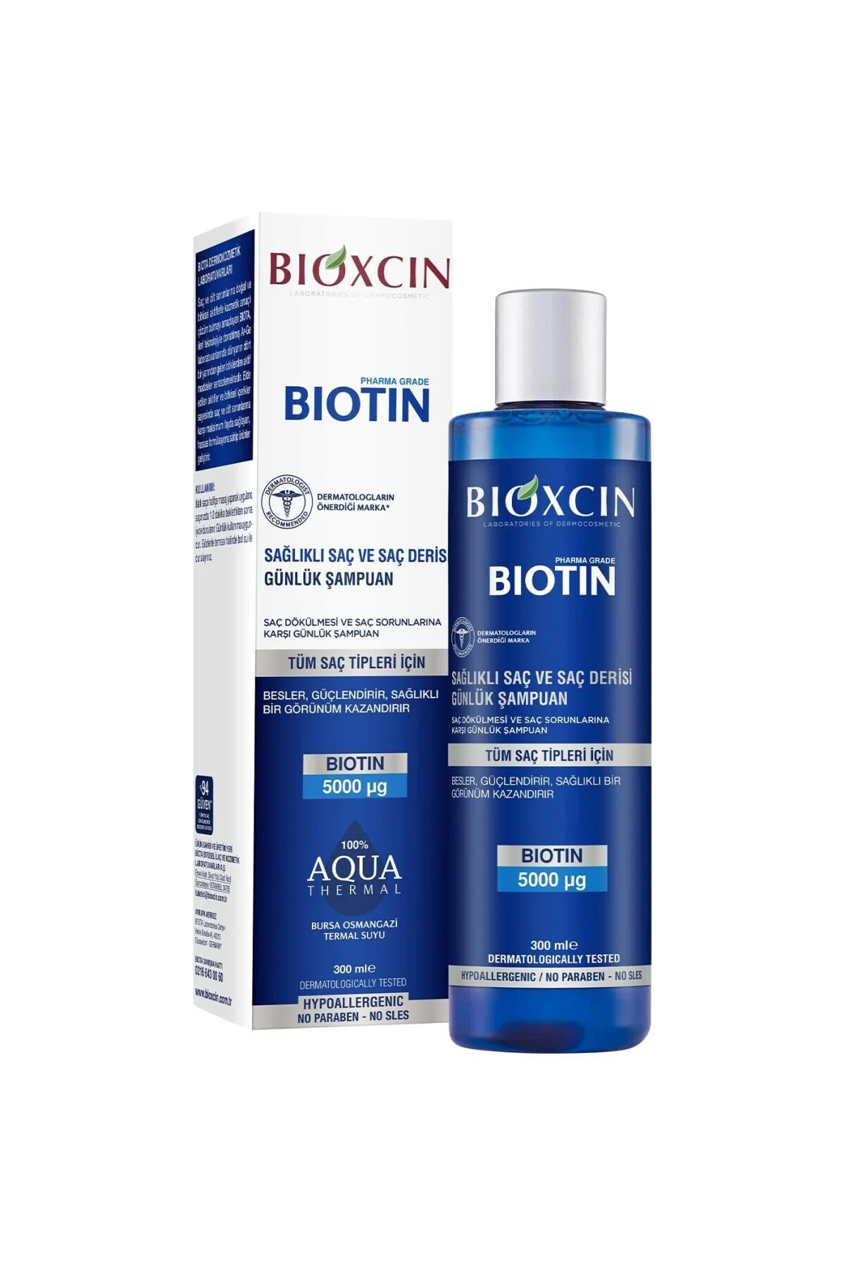 Biotin Dökülme Karşıtı Şampuan – 300 ml – Biotin, Çinko, B Vitami