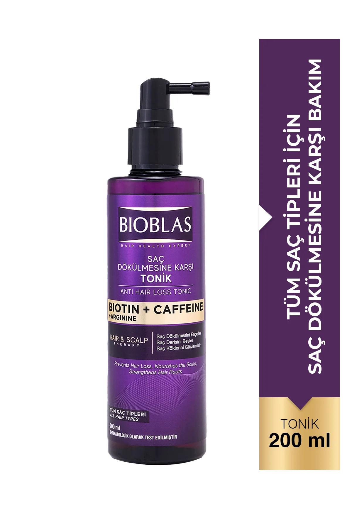 Biotin Ve Kafein Saç Dökülmesine Karşı Tonik 200 ml Biotin Ve Kafein Saç Dökülmesine Karşı Tonik 200 ml