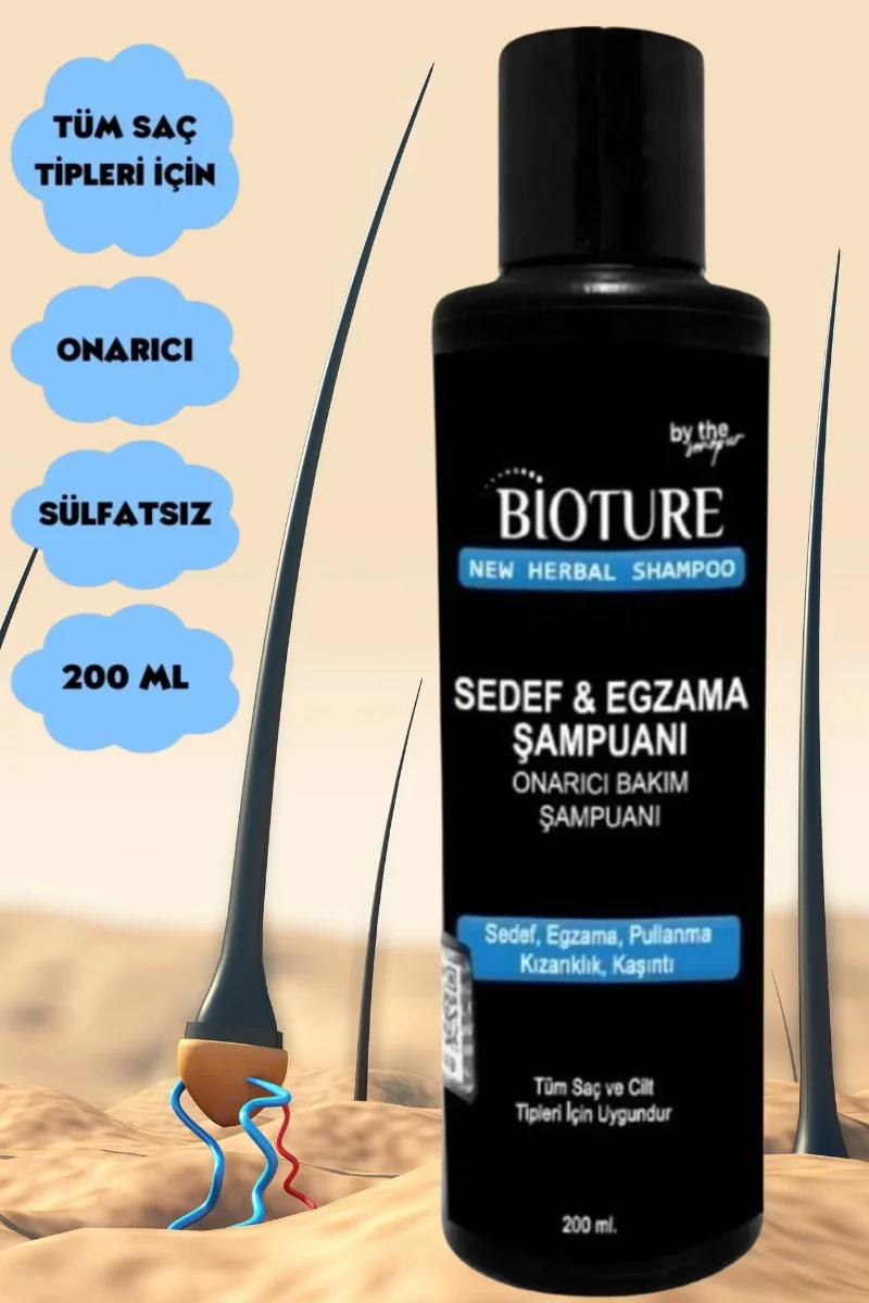 Bioture Seboreik Egzama Şampuanı 200 ml – Kepek ve Kaşıntıya Karşı Etkili Çözüm Fiyatı, Yorumları ve Özellikleri
