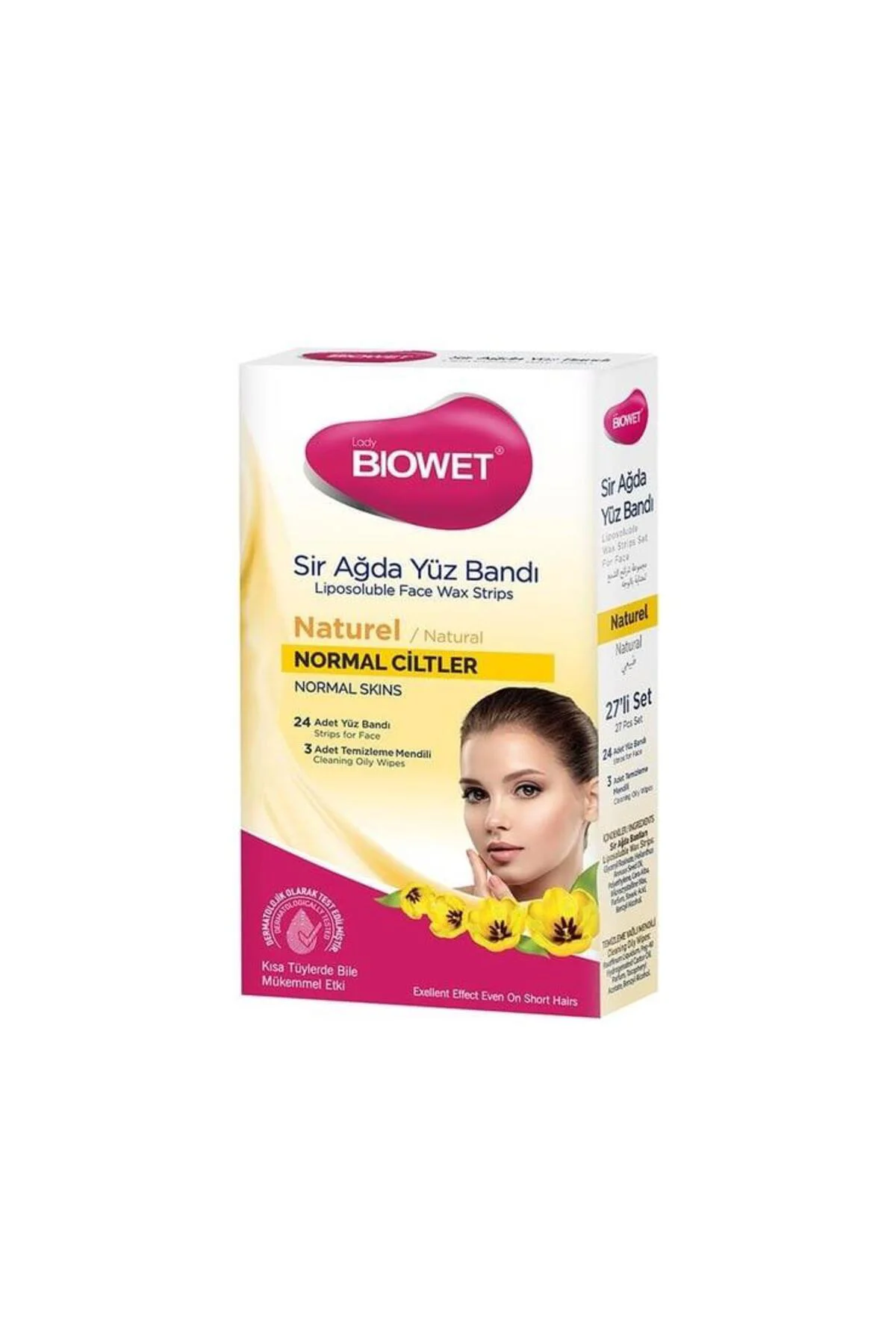 Bıowet Sir Ağda Yüz Bandı 27 Li Naturel Normal Ciltler