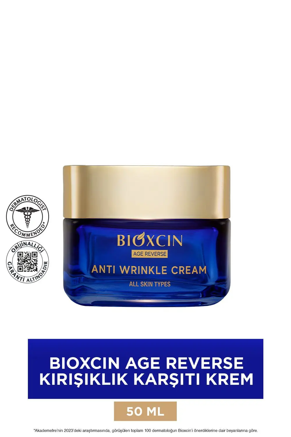 Bioxcin Age Reverse Kırışıklık Karşıtı Krem 50 ML - %10 Retinol, 