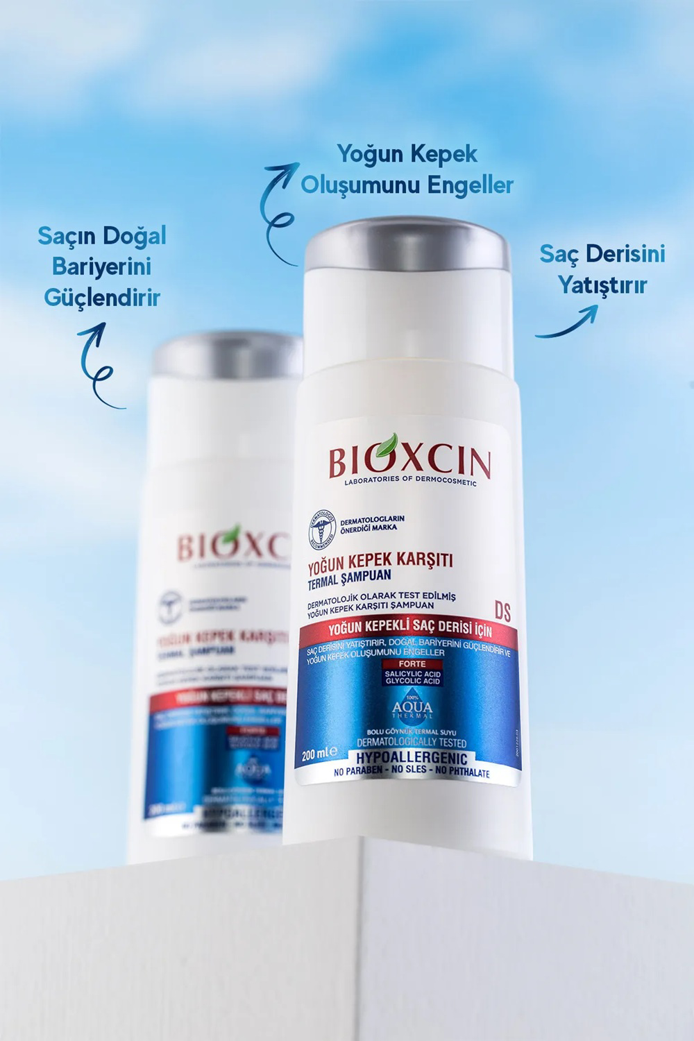 Bioxcin Aquathermal Kepeğe Karşı Etkili Şampuan Seti Bioxcin Aquathermal Kepeğe Karşı Etkili Şampuan Seti