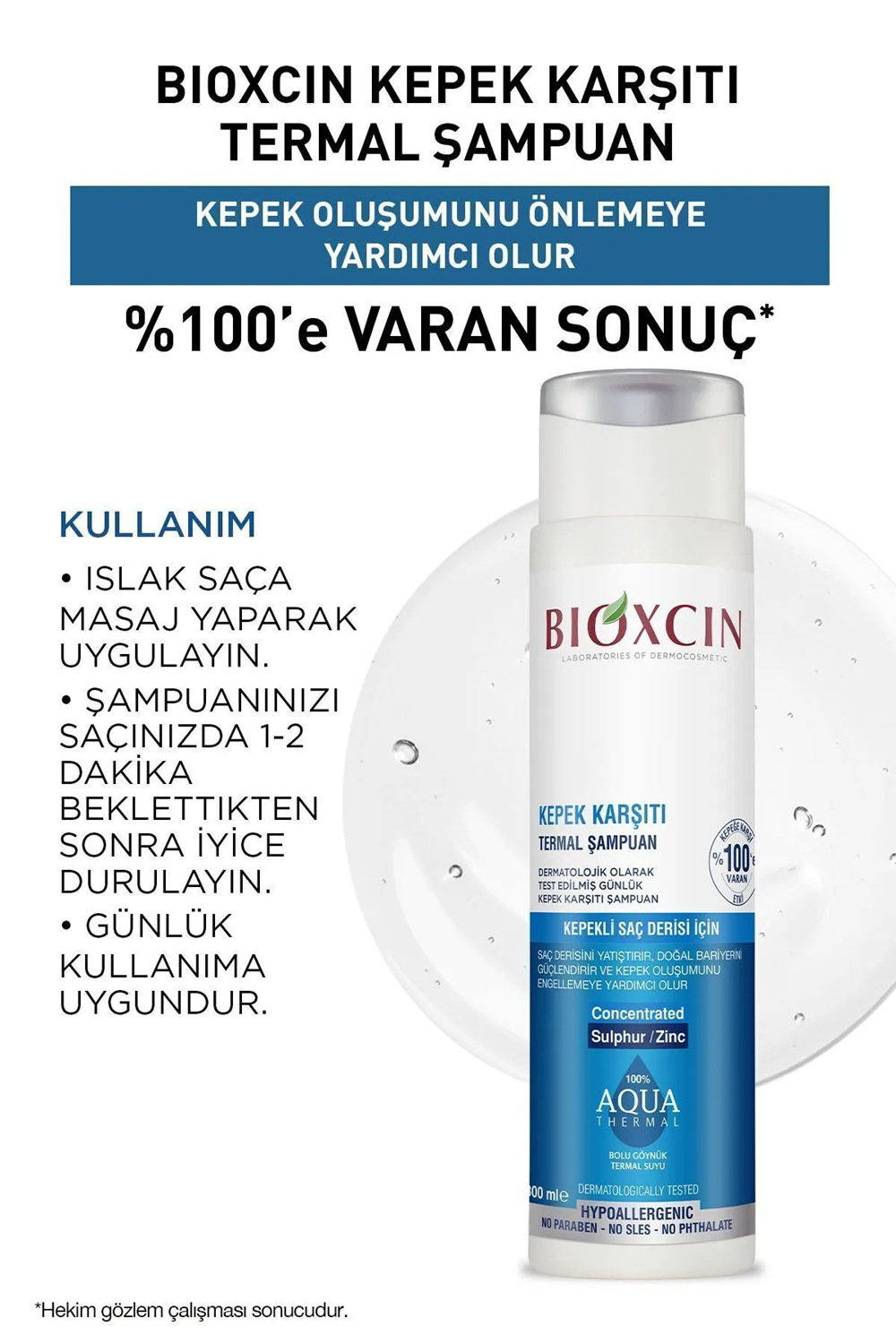 Bioxcin Aquathermal Kepeğe Karşı Etkili Şampuan Seti Bioxcin Aquathermal Kepeğe Karşı Etkili Şampuan Seti