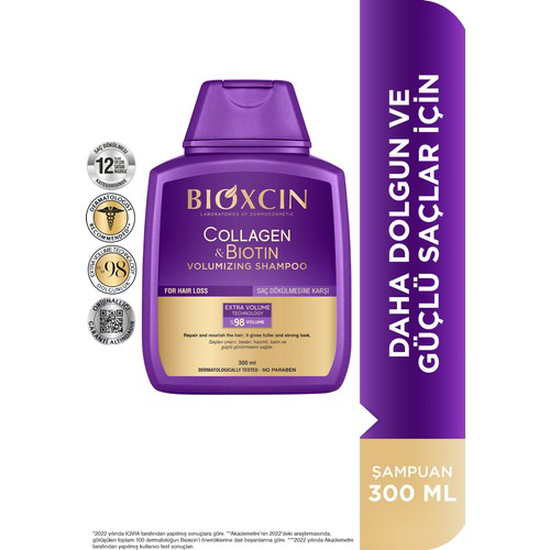Bioxcin Collagen  Biotin Hacim Şampuanı 300 ml - 3 Al 2 Öde