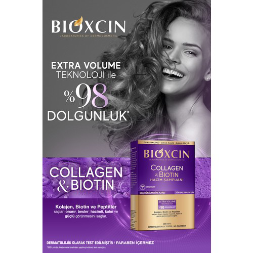 Bioxcin Collagen  Biotin Hacim Şampuanı 300 ml - 3 Al 2 Öde