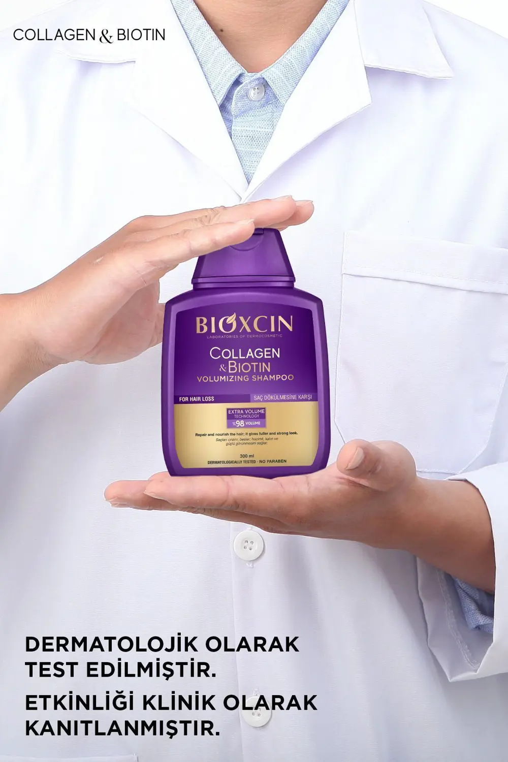 Bioxcin Collagen & Biotin Ekstra Hacim & Dolgunlaştırıcı Şampuan 
