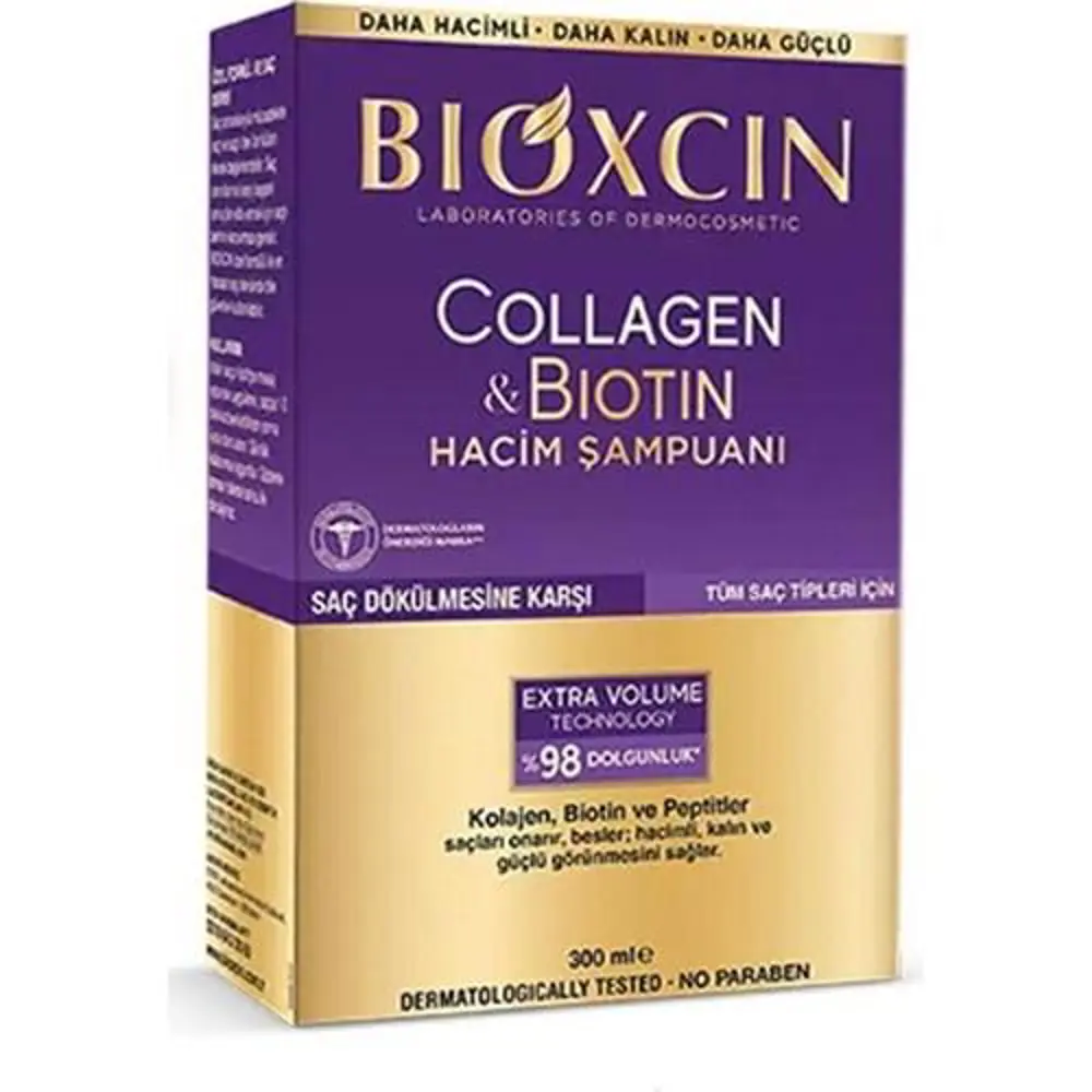 Bioxcin Collagen Biotin Hacim Şampuanı 300 ml 8680512631606 Bioxcin Collagen Biotin Hacim Şampuanı 300 ml 8680512631606