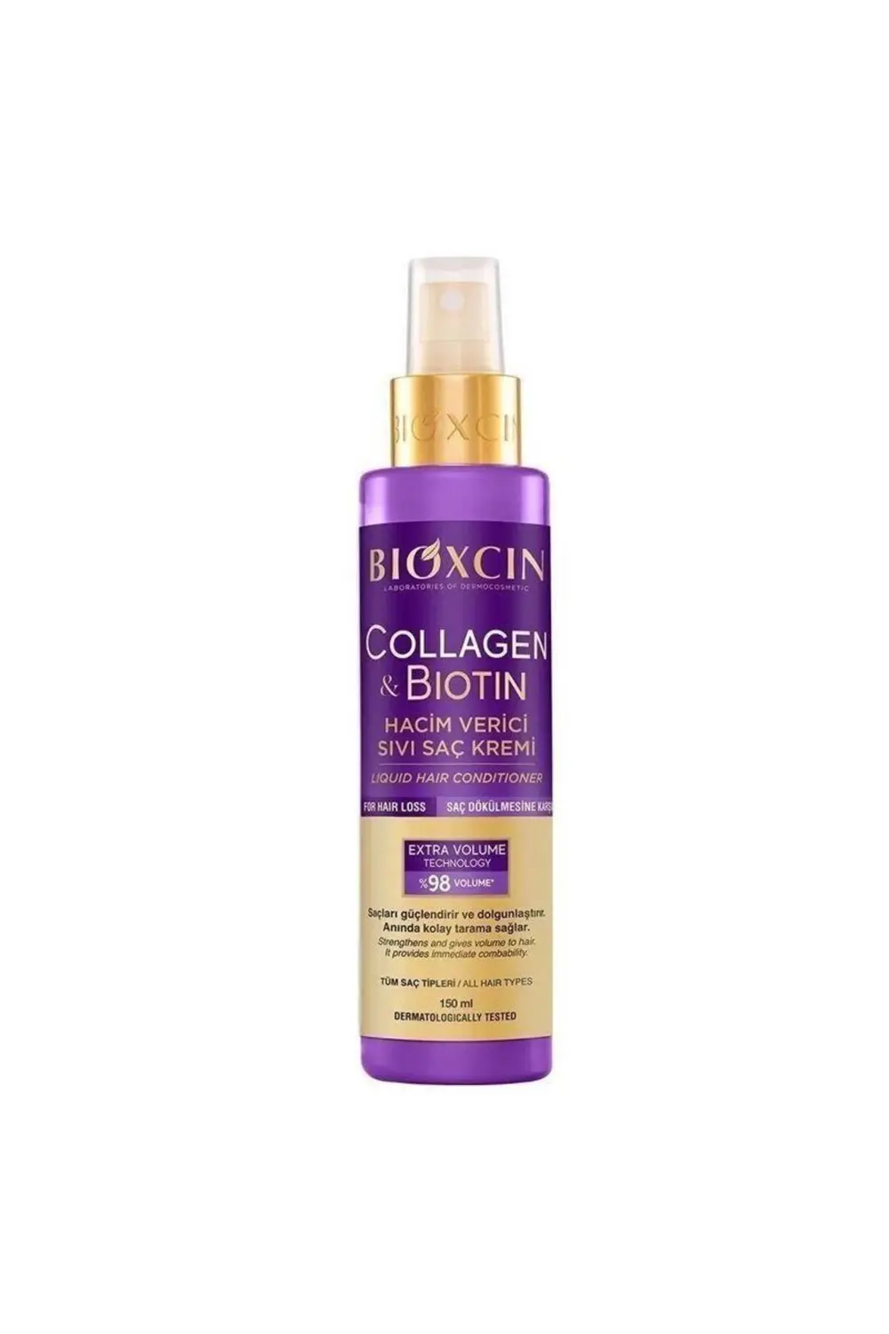 Bioxcin Collagen Biotin Hacim Verici Sıvı Saç Kremi 150 ml Bioxcin Collagen Biotin Hacim Verici Sıvı Saç Kremi 150 ml