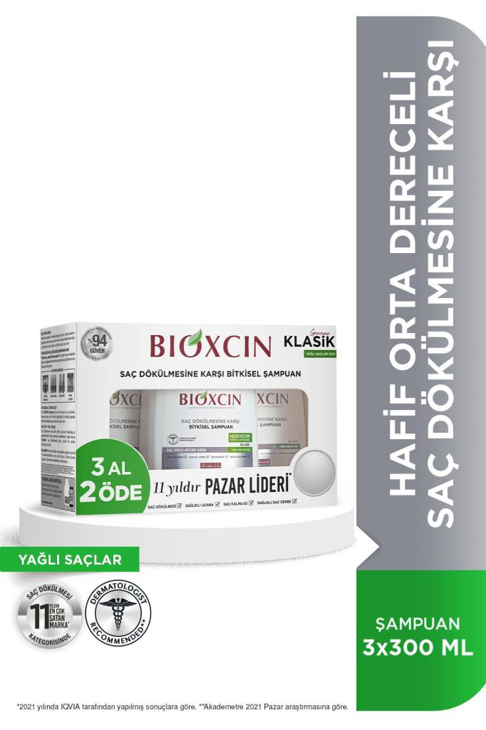 Bioxcin Genesis Klasik Şampuan 300 ml - 3al2 Öde Yağlı Saçlar içi Bioxcin Genesis Klasik Şampuan 300 ml - 3al2 Öde Yağlı Saçlar içi