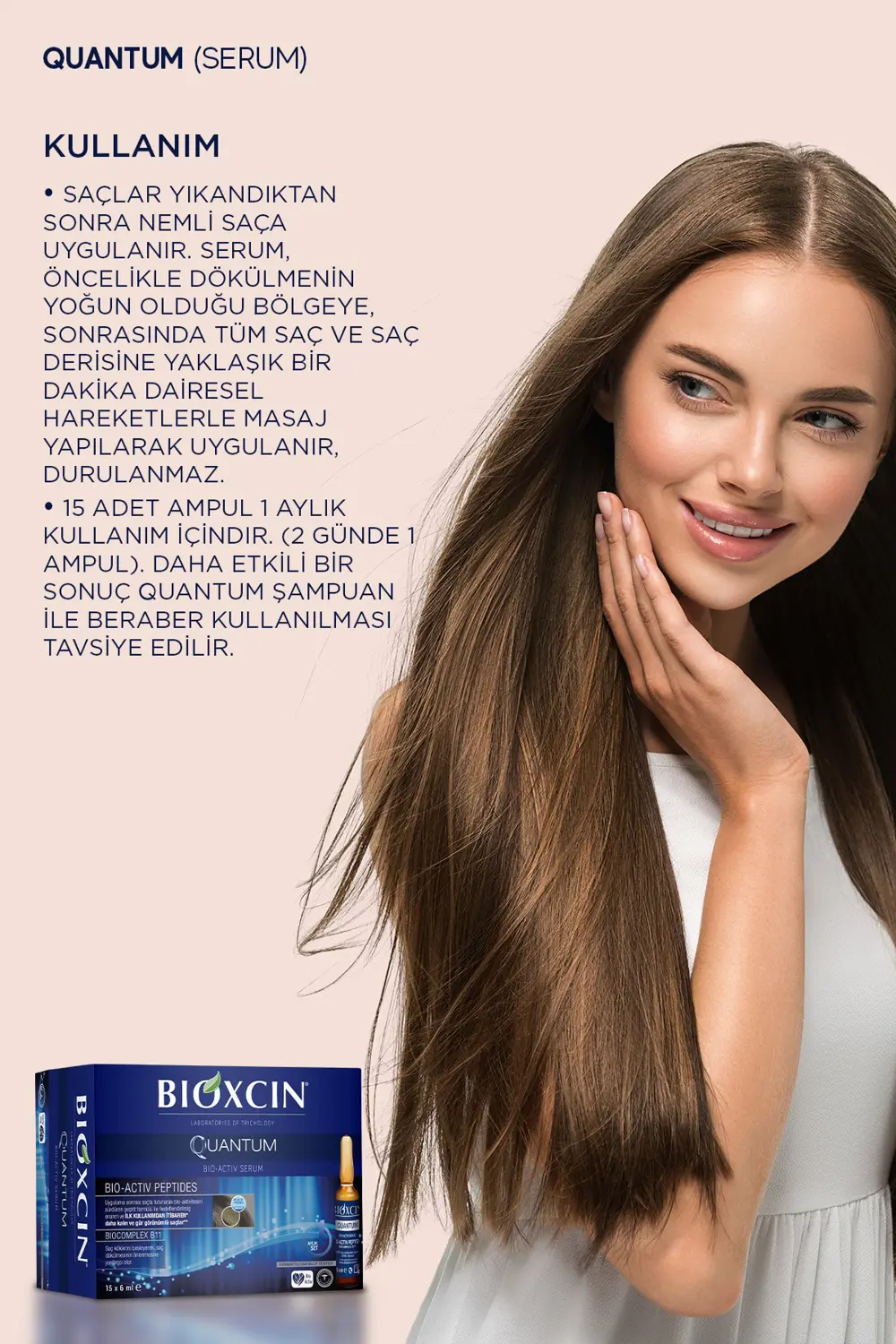Bioxcin Quantum Ekstra Hacim & Bakım Serumu 15x6 Ml - Ince Telli 
