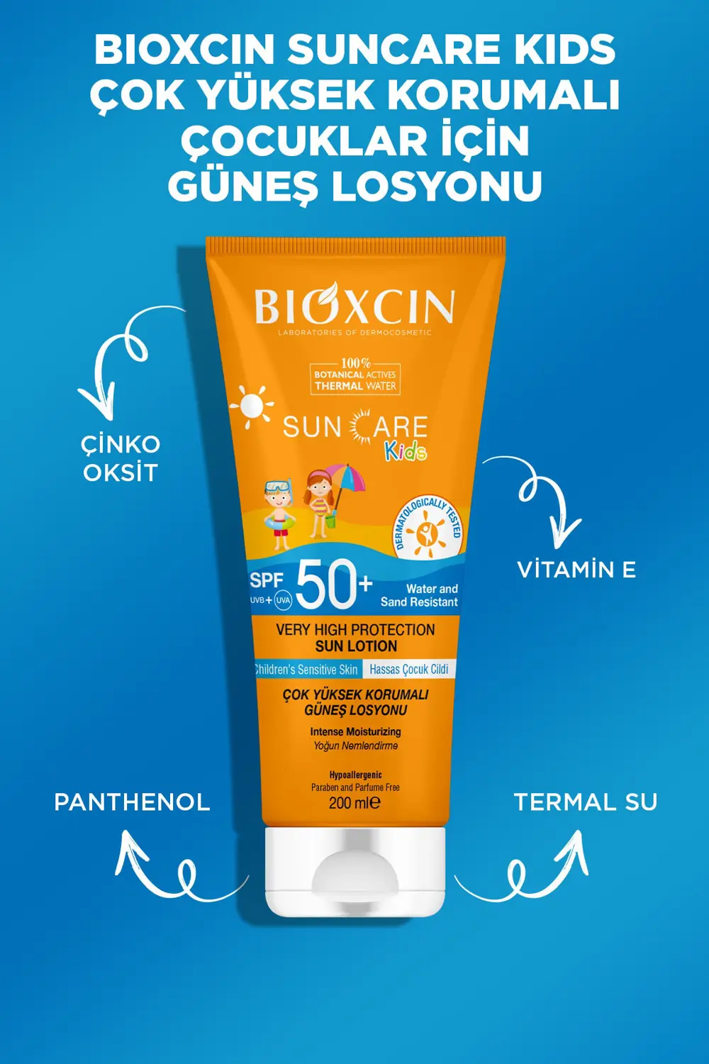 Bioxcin Sun Care Çok Çok Yüksek Korumalı Çocuk Güneş Kremi 50 Spf