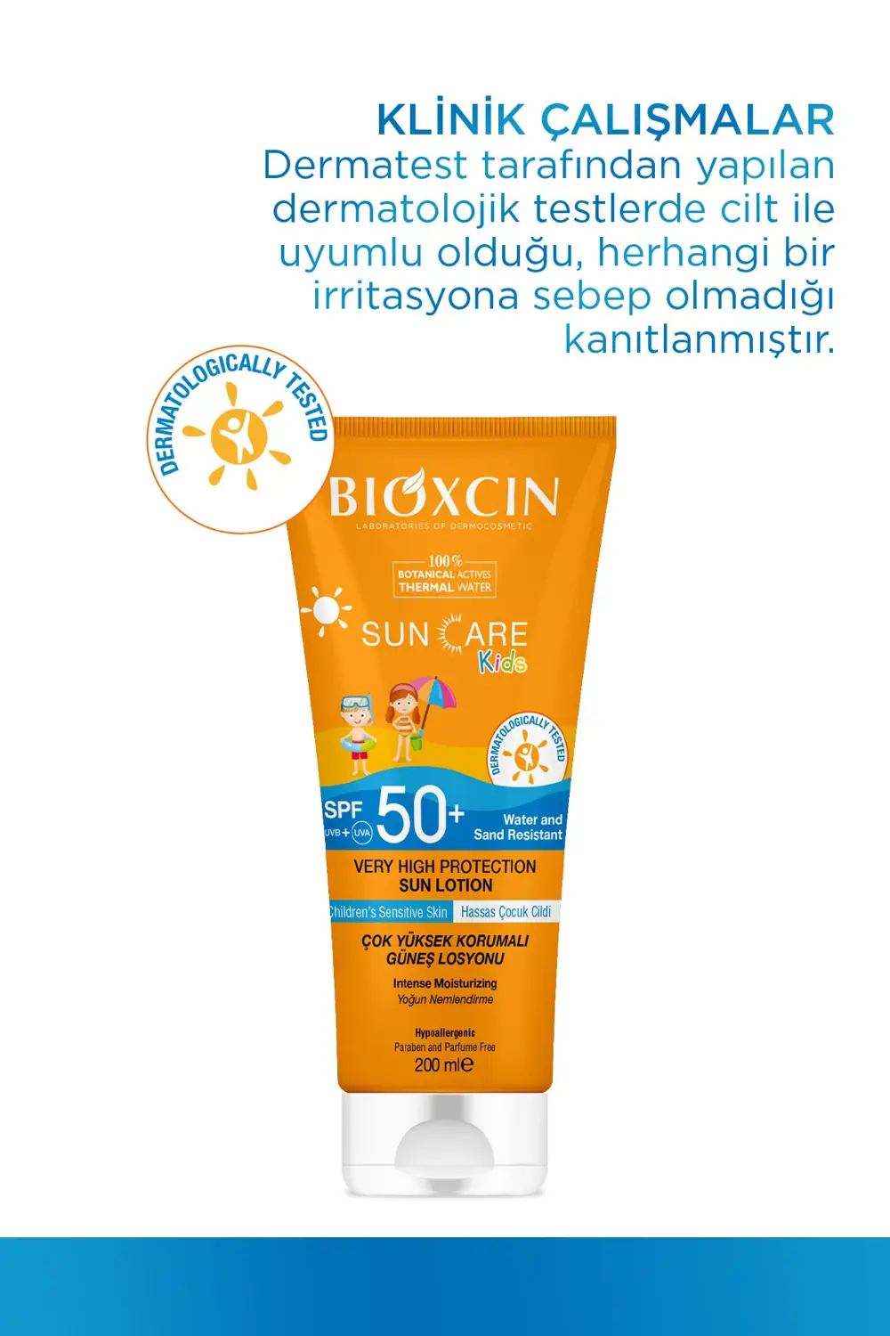Bioxcin Sun Care Çok Çok Yüksek Korumalı Çocuk Güneş Kremi 50 Spf