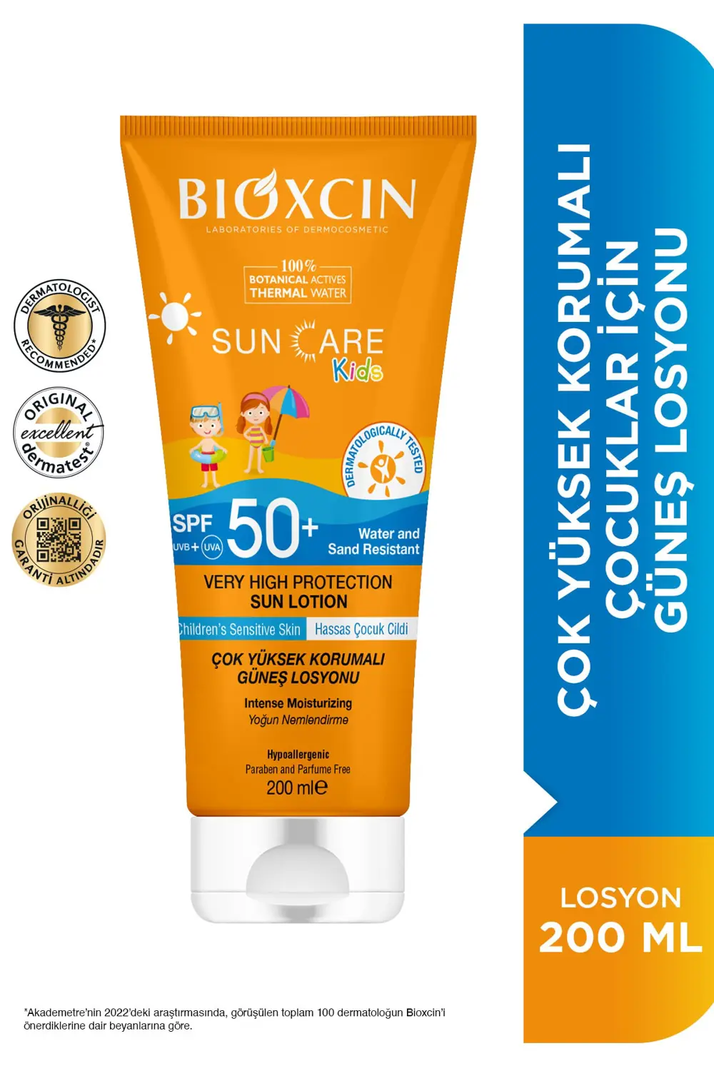 Bioxcin Sun Care Çok Çok Yüksek Korumalı Çocuk Güneş Kremi 50 Spf