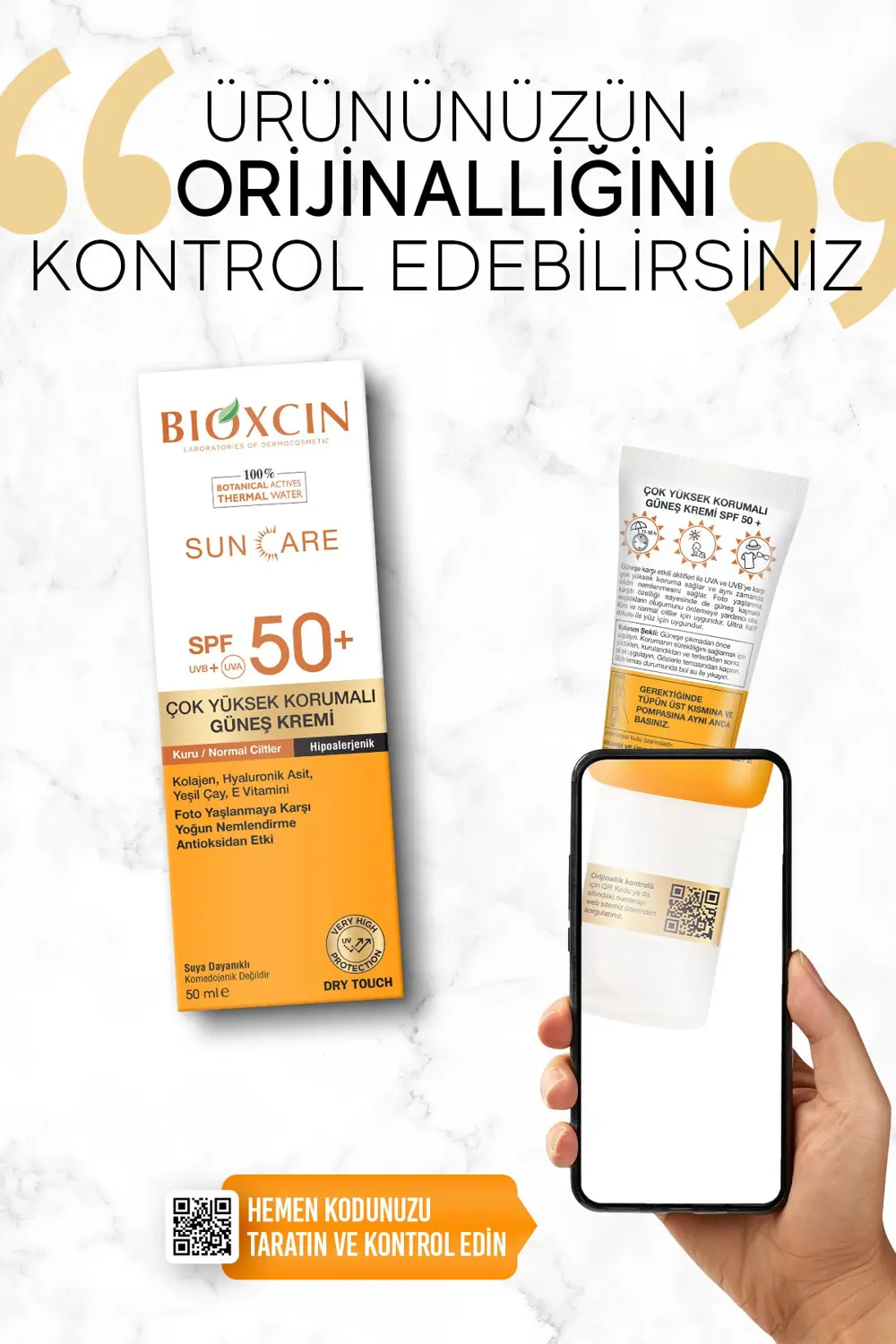 Bioxcin Sun Care Çok Yüksek Korumalı Kuru Ciltler Için Güneş Krem