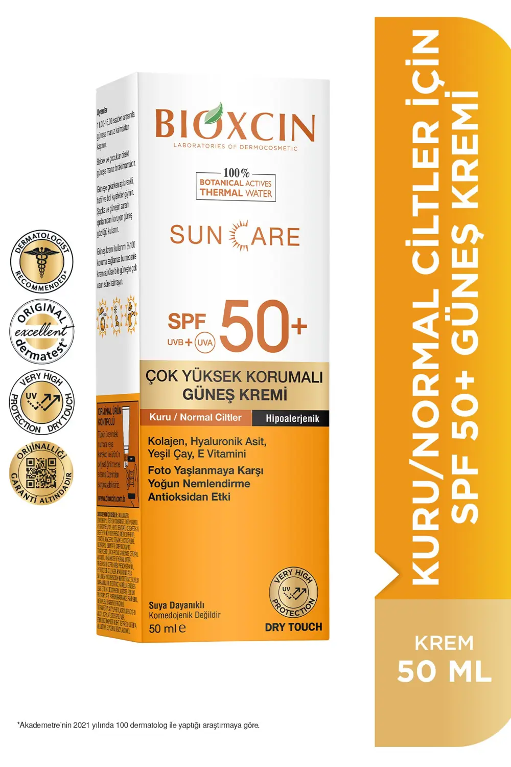 Bioxcin Sun Care Çok Yüksek Korumalı Kuru Ciltler Için Güneş Krem