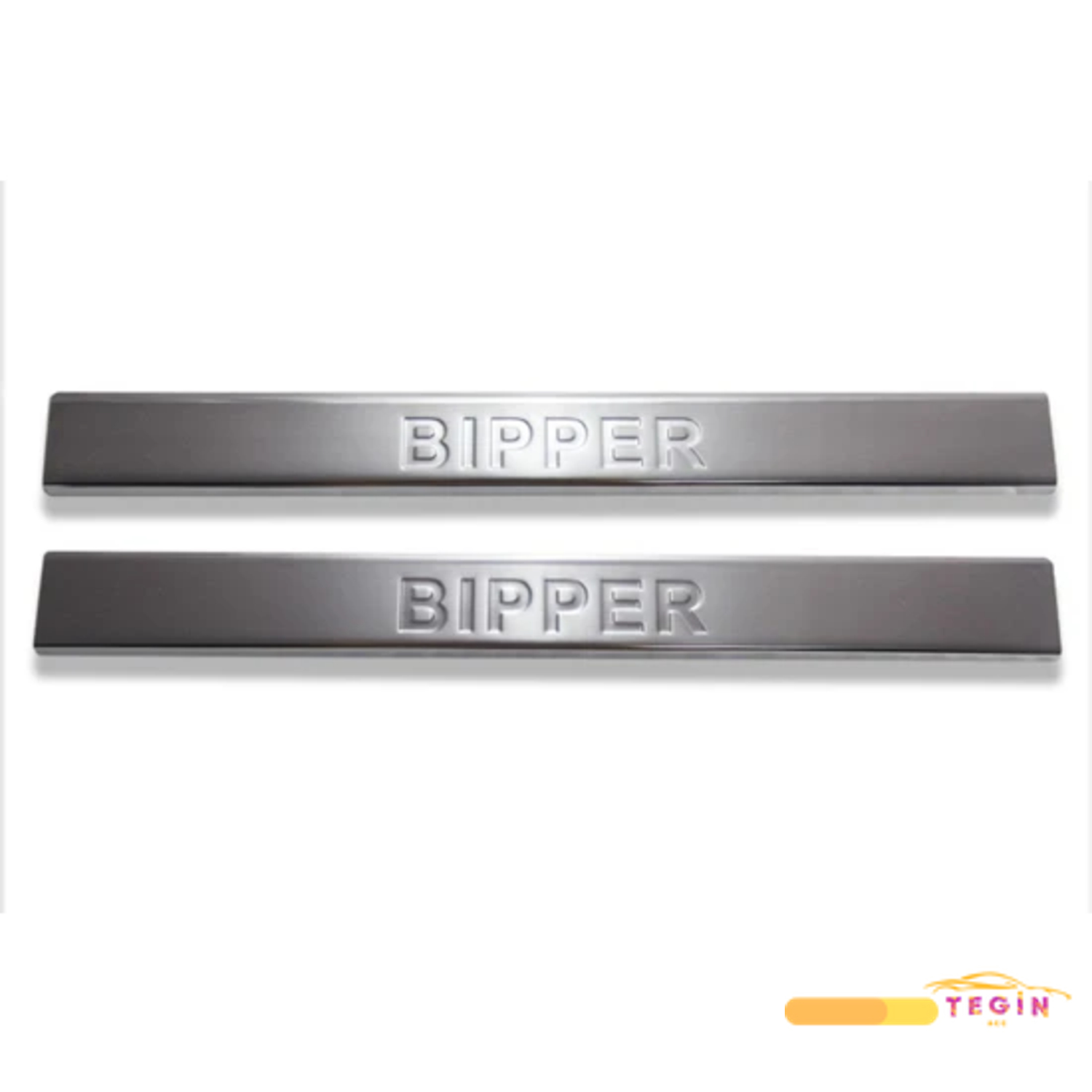 Bipper Mini Van 2008 Sonrası Kapı Eşiği 2 Parça Paslanmaz Çelik