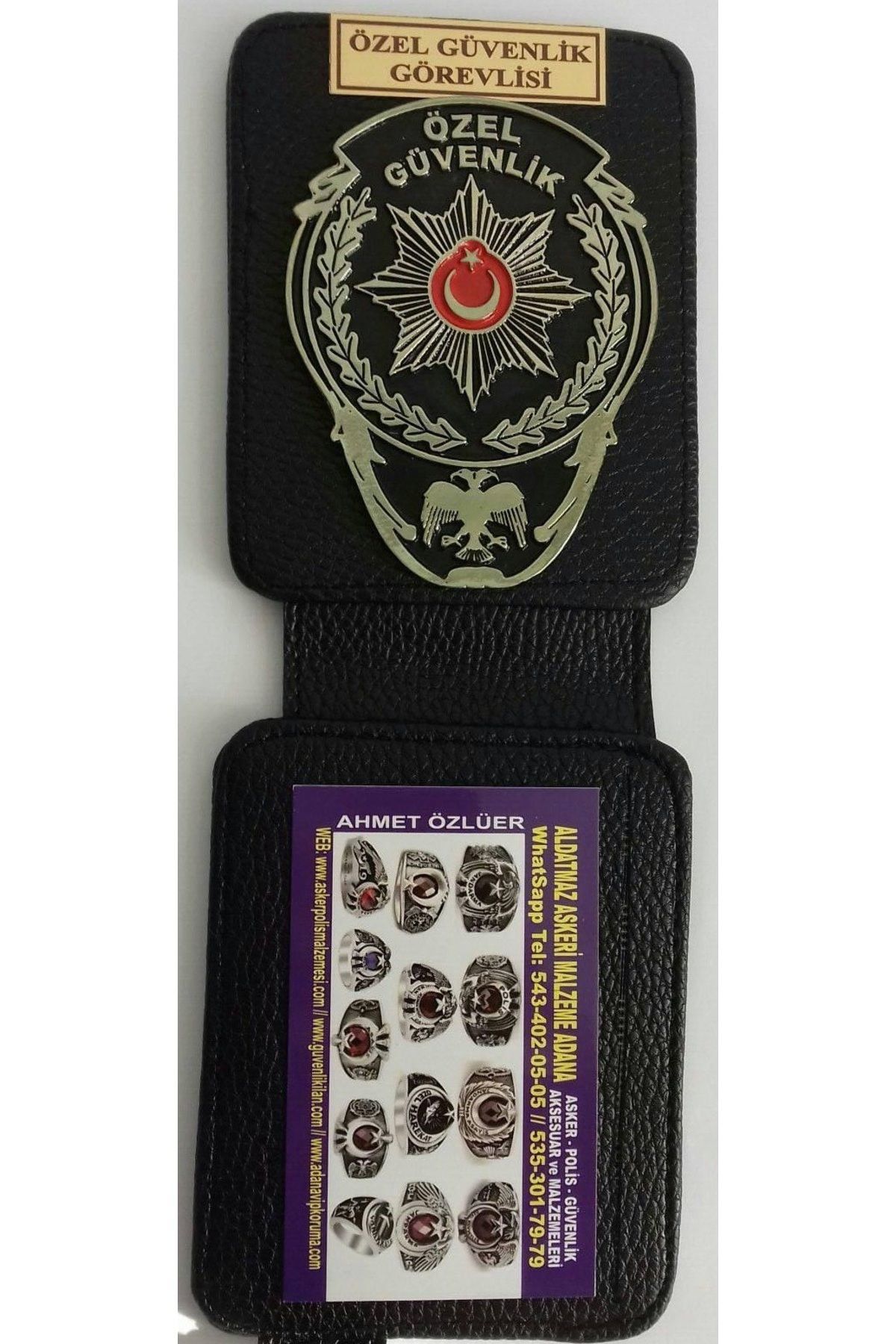 Aldatmaz Askeri Malzeme Bir Bak Mükemmel,Özel Güvenlik Cüzdanı 2Adet Ve Özel Güvenlik Kem