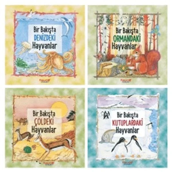Bir Bakışta Hayvanlar Serisi (4 Kitap) Fiyatı, Yorumları ve Özellikleri