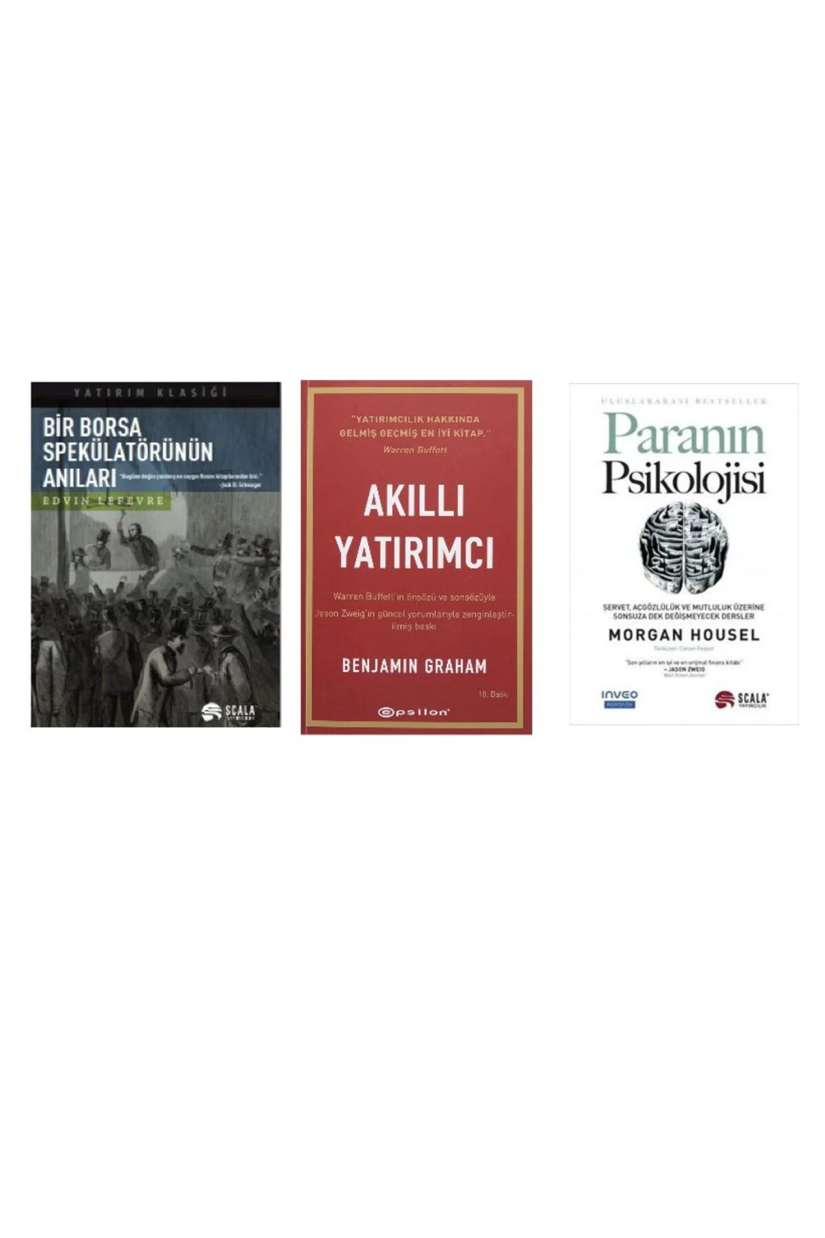 BIR BORSA SPEKULATORUNUN ANILARI+AKILLI YATIRIMCI+PARANIN PSIKOLOJISI=3 SET Fiyatı, Yorumları ve Özellikleri