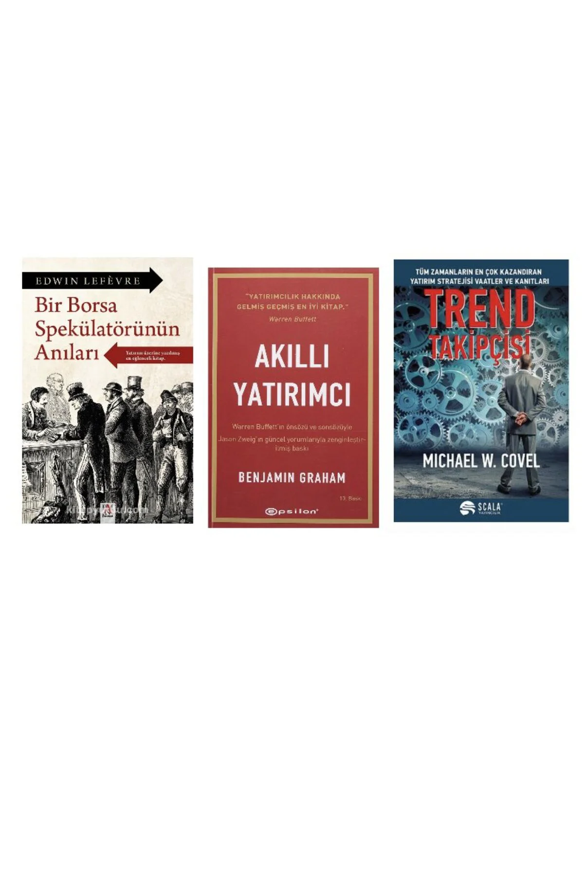 BIR BORSA SPEKULATORUNUN ANILARI+AKILLI YATIRIMCI+TREND TAKIPCISI=3 SET