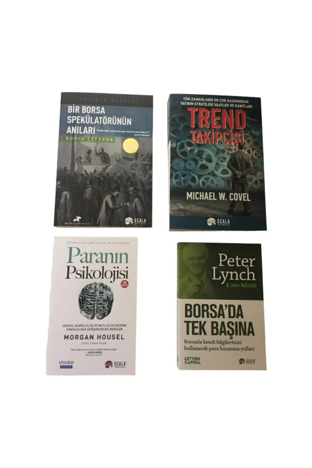 BIR BORSA SPEKULATORUNUN ANILARI+TREND TAKIPCISI+PARANIN PSIKOLOJIS+BORSADA TEK BASINA 4 SETI