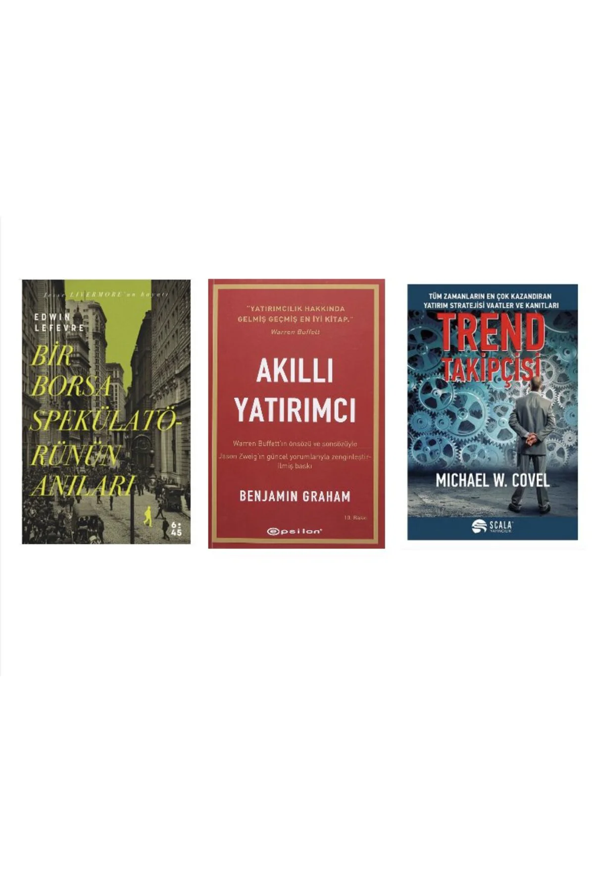 BIR BORSA SPEKULATORUNUN ANILARI+AKILLI YATIRIMCI+TREND TAKIPCISI= 3 SET Fiyatı, Yorumları ve Özellikleri