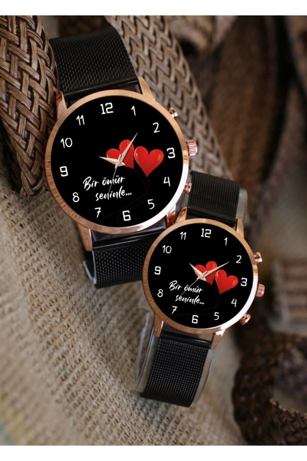 Bir Ömür Seninle Yazılı Hediyelik Kol Saati