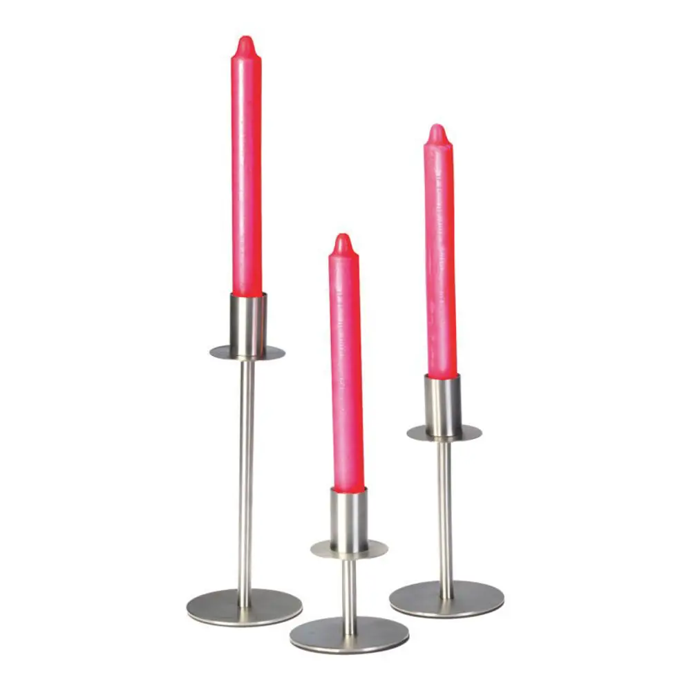 Biradlı Ayaklı Çelik Mumluk C